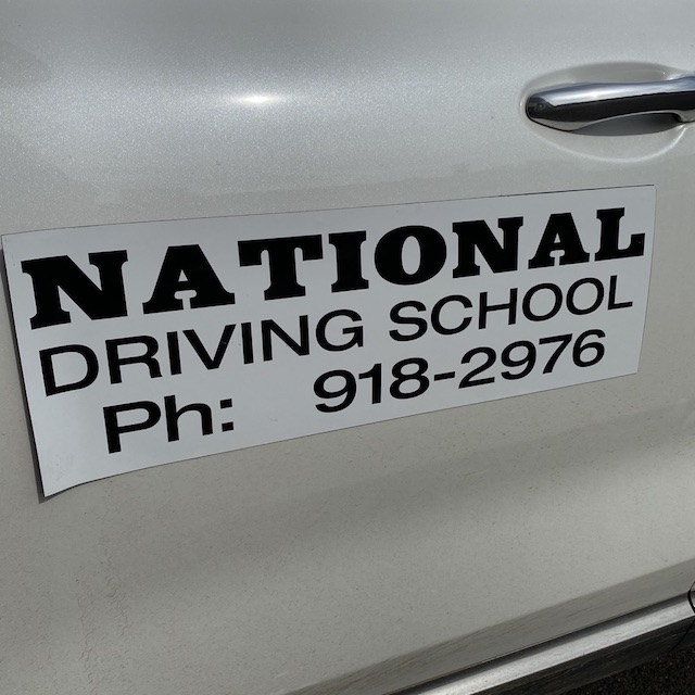 SIGN, National Driving School (Magnetic)